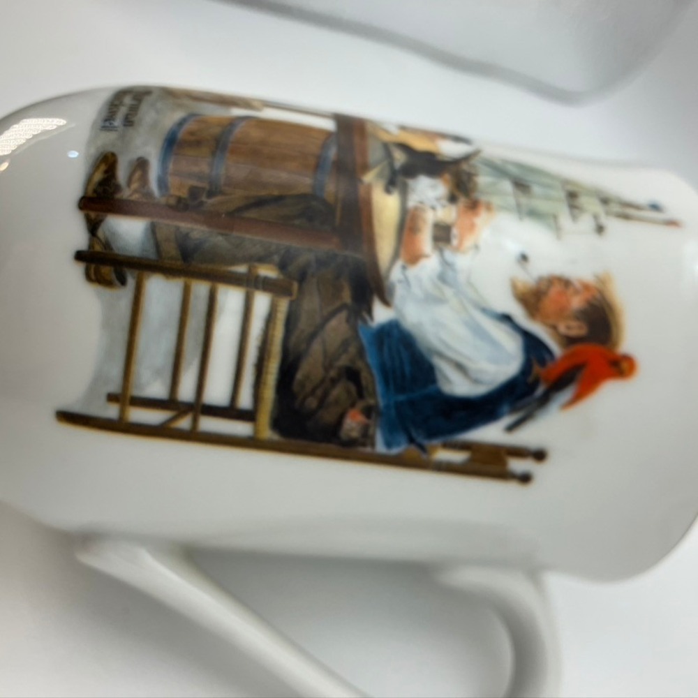 Norman Rockwell Museum Mug 1982 For A Good Boy Vintage Collector Cup - Picture 4 of 9